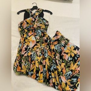 Saylor Midi Cocktail Dress. Size XS